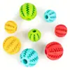 Bola Dispensadora de Petiscos Brinquedo para Limpeza Dental para Cães Pequenos e Médios, Brinquedo Interativo Educacional Resistente à Mastigação em TPR, Vários Tamanhos, Dispensa Petiscos e Limpa os Dentes