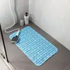 Tapete Antiderrapante Simples de PVC para Banheiro Tapete para Pé Anti-queda para Vaso Sanitário Lavatório Chuveiro Tapete para Piso de Box de Banho Tapete Massageador para Banheira