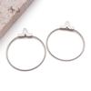 1 Pendiente Colgante Círculo Electroplateado al Vacío de Acero Inoxidable Colgante Pulsera DIY Collar Accesorios de Joyería