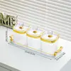 Novo Recipiente Plástico Quadrado Selado de Alta Qualidade para Armazenamento de Alimentos para Grãos e Cereais, Pote Doméstico para Alimentos, Caixa de Armazenamento de Frutas Secas para Cozinha