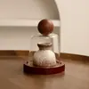 Caja Portapalillos de Cerámica Vintage para Uso Doméstico, Creativo Personalizado de Lujo Ligero para Guardar Palillos y Hilo Dental, Contenedor de Hisopos de Algodón de Moda