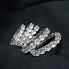 Anillo Clásico de Fila Nueva Temporada Versa para Mujer con Microincrustaciones de Diamante de Alto Carbono Brillante Diseño Simple Versátil