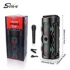 Sing-E Zqs4243W Altavoz Nuevo para Fiestas Luz LED Bluetooth Inalámbrico Portátil