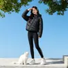 Chaqueta Ligera de Algodón con Capucha Tallas Grandes para Mujer Estilo Nuevo 2026 Estilo Suelto de Pareja Tacto de Alta Gama Ropa de Abrigo