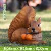 Adornos de Ardilla para Patio de Jardín Esculturas de Animales Simulados para Exteriores Decoraciones Colgantes Artesanías de Resina Decoraciones para Paisaje de Jardín