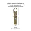 Tactical Nylon Ribbon Water Bottle Fivela Suspensa Multifuncional Mountaineering Buckle Plastic Mineral Water Clip Buckle Water Bottle Quick Hanging Buckle