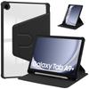 Aplicable a Samsung Tab A9 + soporte de funda de cuero giratorio acrílico con todo incluido, funda trasera de 11 pulgadas 2023, funda protectora resistente a caídas