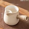 Nova chaleira redonda para fogão chaleira leite assado pote de cerâmica utensílios para cozinhar chá acessórios conjunto completo fogão de assar fogão a carvão xf