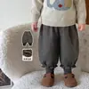 Pantalones de Invierno para Niñas, Pantalones Casuales Tipo Linterna Acolchados de Algodón, Pantalones Jogger, Pantalones Largos para Bebé Clase A