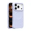 Adecuado para Apple 17Promax Funda de Teléfono Magnética Líquida con Forma de Ola Iphone16 Simple Silicona 15/14 Protección