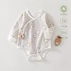 Roupas para Bebê Recém-Nascido, Algodão Puro, Classe A, Macacão para Primavera e Outono, Body Triângulo, Body para Bebê no Atacado