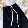 Pantalones de Pierna Ancha de Cachemira Suave 2026 Nuevos para Mujer Primavera y Otoño de Cintura Alta, Fluidos que Te Hacen Ver Más Alta y Delgada, Versátiles Pantalones Largos de Pierna Recta