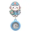 Reloj de Bolsillo para Doctores, Colgante Decorativo Zodiacal Retráctil para Enfermeras, Temporizador Original de Reloj de Pecho, Extensible