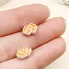Aleación Esmalte de Goteo de Aceite Cuenta Nube Accesorios DIY Materiales Estilo Antiguo Hanfu Pulsera Pasador Accesorios con Agujero