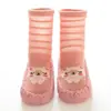 Calcetines de Verano de Animales de Malla con Suela de Cuero para Niños Calcetines de Piso para Niños Calcetines para Bebé y Niño Pequeño Zapatos para Bebé y Niño Pequeño Calcetines Antideslizantes con Puntos de Pegamento