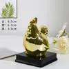 Decoración de mascota de té cerámica toro giratorio Qiankun doce Zodíaco creativo arena púrpura tetera para nutrir té ceremonia del té mesa de té lindo lindo toro