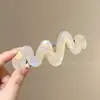 Presilha de cabelo retrô única, doce e legal, para mulheres, presilha simples de alto valor estilo francês para franja, acessório de cabelo de presilha para franja personalizado e estiloso