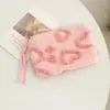 Bolsa de Cosméticos Dulce Rellena de Gran Capacidad Linda Bolsa de Almacenamiento de Cosméticos Portátil Bolsa de Artículos de Tocador para Viaje Viaje