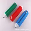 Estojo de Lápis com Zíper de Silicone Estojo Tipo Lápis com Zíper de Silicone Bolsa de Cosméticos de Silicone