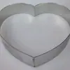 Herramienta para hornear anillo de mousse con forma de corazón acero inoxidable 304 material de engrosamiento molde de arroz para mousse de pastel molde para pastel frío