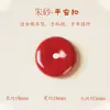 Cuentas Sueltas de Cinabrio Rojo de Alto Contenido Natural Materiales Hechos a Mano para DIY con Cuentas para el Año del Caballo Mineral Original Oro Púrpura Arena Imperial Pequeños Accesorios