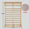 Barras de parede internas de madeira para escalada em casa, estrutura para alongamento das pernas, barra fixa, sala de dança, instalações, estrutura para treinamento de fitness e reabilitação
