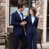 Traje Profesional Gris Mujer Tienda 4S Geely Traje Vestido Grupo Empresarial Ropa de Trabajo Venta Traje de Hombre