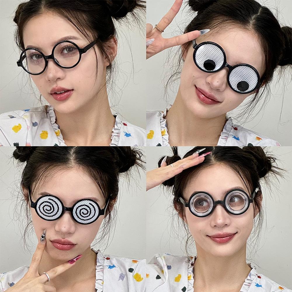 转动眼珠眼镜