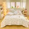 Manta Nueva de Franela Engrosada Cálida de Invierno Suave Agradable a la Piel Estudiante Dormitorio Lindo Dibujo Animado Manta Decorativa Pieza Única