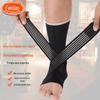 Suporte de tornozelo alto para futebol com forro, bandagem de amarração pressurizada, ajustável por enrolamento, entorse, respirável, suporte de tornozelo para basquete