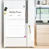 CT006-019 Adesivo Magnético Apagável para Geladeira Quadro de Mensagens Móvel Agenda Agenda Quadro Branco A3A4