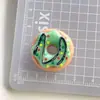 Simulação Comida e Jogo Donut Jóias DIY Acessórios Creme Cola Celular Shell Beleza Chaveiro Pingente Materiais Artesanais