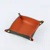 Plato de Almacenamiento de Joyería de Escritorio Mesa de Almacenamiento de Cuero Adornos de Mesa Mesa de Centro de Entrada Llave Joyería Caja de Almacenamiento de Cuero Nórdica