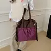 Bolso de Hombro Estilo Nuevo, Tote, Bolso Plegable de Doble Hombro, Bolso de Mano Simple Portátil para Viajes Diarios, Gran Capacidad, Moderno y Portátil