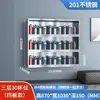 Gabinete de Tazas de Agua para Empleados de Taller de Fábrica de Acero Inoxidable, Gabinete de Almacenamiento para Colocar Tazas, Gabinete de Almacenamiento con Múltiples Compartimentos, Soporte de Pared para Tazas de Agua