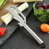 Ferramenta de cozinha multifuncional para picar cebolas e fatiar, descascador com cabo, abridor de garrafas, cortador de frutas e vegetais, descascador doméstico 3 em 1