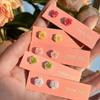 Aretes Camelia Degradados para Mujer, Diseño Nicho, Dulces Elegantes, de Alta Gama, Frescos, Versátiles y Simples Tendencia