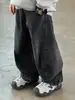 Jeans para Niños Primavera y Otoño 2026 Estilo Nuevo para Niños Mayores, Pantalones Papá para Niños, Pierna Ancha Suelta, Pantalones Elegantes de Moda