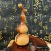 Madera de Rayo Natural Colgante para Coche Calabaza Mango Yin y Yang Material Colgante Llavero Pura Mano Pulida para Llevar