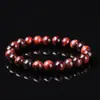 Pulsera de Ojo de Tigre Mejorado de Piedra Natural, Pulsera Unisex de Piedra Ojo de Tigre Multicolor de Bucle Único Joyería