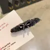 Horquilla de Pelo de Lentejuelas de Diamantes de Imitación con Lazo de Lana Estilo Nuevo Otoño e Invierno Pinza de Pato para Mujer Horquilla Versátil de Lujo Ligero Accesorios para el Cabello