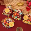 Sorte Fortuna Cabeça Balançante Deus da Riqueza Ímã Adesivo para Geladeira Deus da Riqueza Balançante Decoração para Atrair Riqueza e Bênçãos Adesivo Ornamental Decorativo Festivo