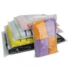 Bolsa de Almacenamiento a Prueba de Polvo Yumei Clothing con Cremallera Transparente, Bolsa Auto-Sellante Horizontal para Toallas de Baño, Bolsa de Plástico Grueso de Doble Cara con Cremallera para Ropa
