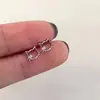 Nuevo estilo piercing oreja plata s925 pendientes de botón gato KT diseño gatita gatito lindo pendientes para estudiante mujer