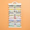 Venta Caliente Transfronteriza Pulsera Tejida a Mano con Cuentas de Vidrio Ojo del Diablo Ojo Maligno Pulsera de la Suerte Hamsa Pulsera de Ojo Azul