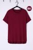 2019 versão coreana de verão feminino de modal solto em torno do pescoço ondulação manga curta T-shirt tamanho longo uma geração de cabelo