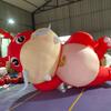 Modelo de Ar Inflável de Desenho Animado Boneca Realista Grande Pelúcia Desenho Animado Mascote do Ano do Dragão Celebridade da Internet Vitrine de Shopping