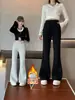 Calças femininas, novos estilos outono/inverno, calças casuais estilo coreano para crianças de meia-idade e mais velhas, adequadas para estudantes do ensino fundamental II, coleção de outono para crianças, calças levemente flare