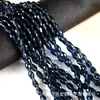Directo de fábrica Perlas de cristal con agujero recto forma de gota de agua 3/4/6/8/10/12 accesorios para joyería cortinas accesorios para ropa