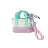 Bolso Pequeño Color Rosa Dopamina Bolsa para Auriculares Caja de Almacenamiento Cubierta Protectora para Cable de Datos Bolsa Organizadora Portamonedas y Tarjetas Moderno